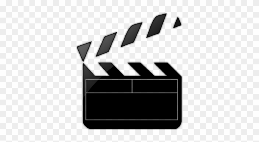 Clapperboard Clipart Movie Trailer - Film Icon Red Png Transparent Png