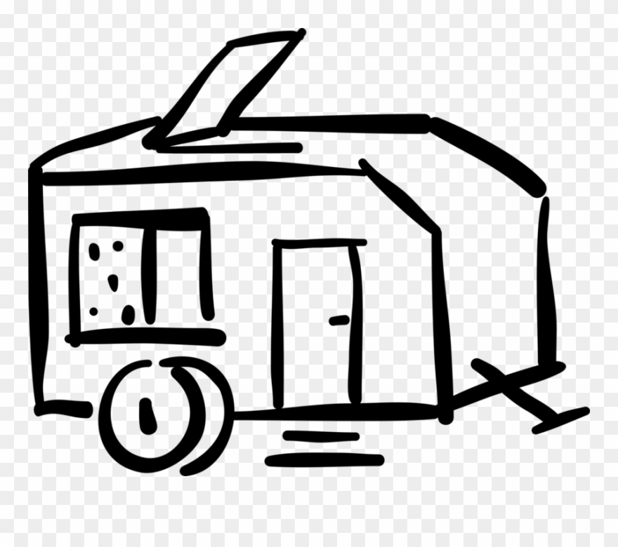 Recreational Vehicle Camping Camper Image Illustration - Summary For When Zachary Beaver Came To Town Clipart