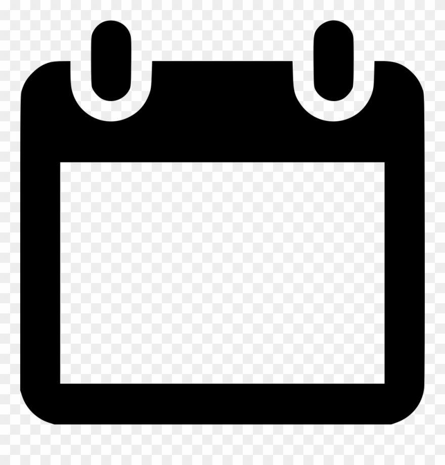 Png File Svg - Icon Calendar Empty Png Clipart