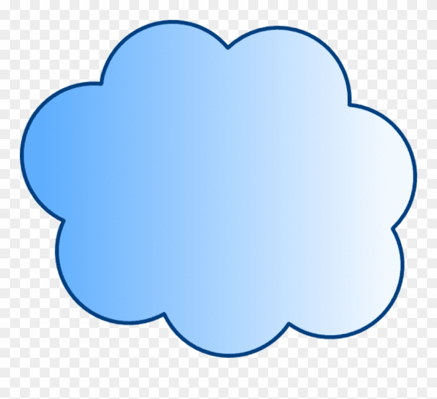 Free Png Download Blue Cloud Png Images Background - Thought Of The Day Clipart Transparent Png