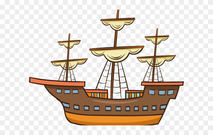 Caravel Clipart Galleon - Caravel Ship Clipart - Png Download