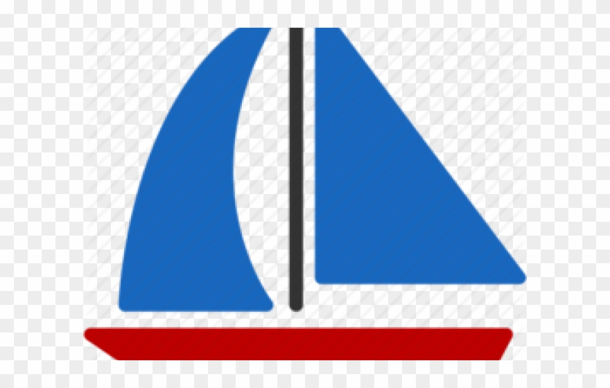 Yacht Clipart Silhouette - Sail - Png Download