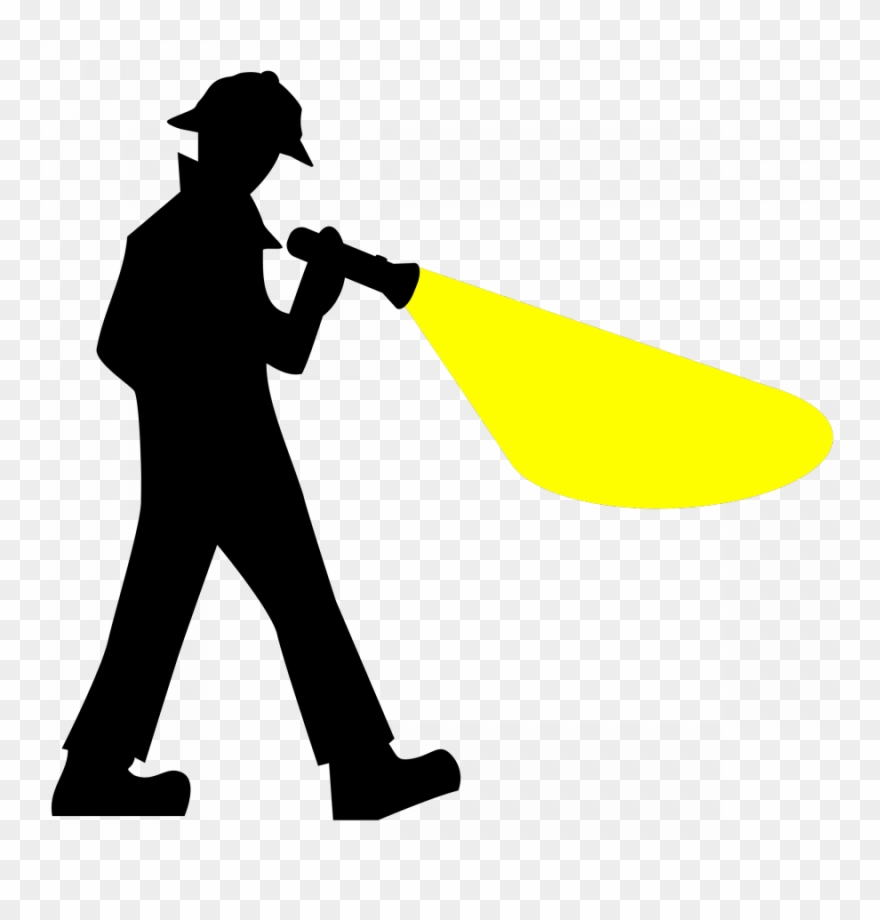 Detective - Detective Silhouette Clipart