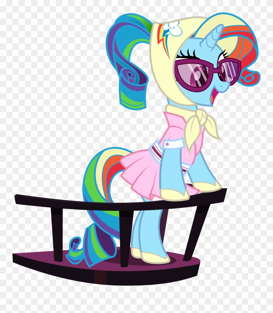 Rarity Rainbow Dash Twilight Sparkle Applejack Pinkie - My Little Pony Rainbow Dash Always Dresses Clipart
