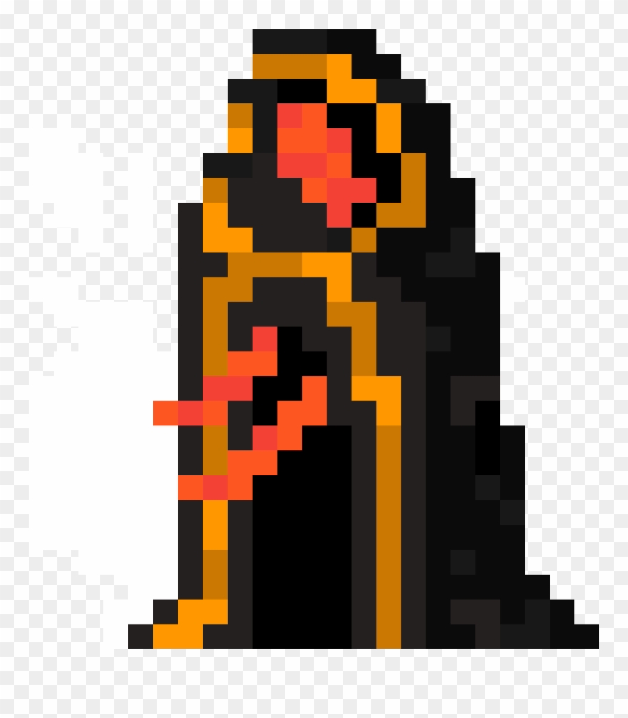 Warlock - Pixel Art Minecraft Harry Potter Clipart