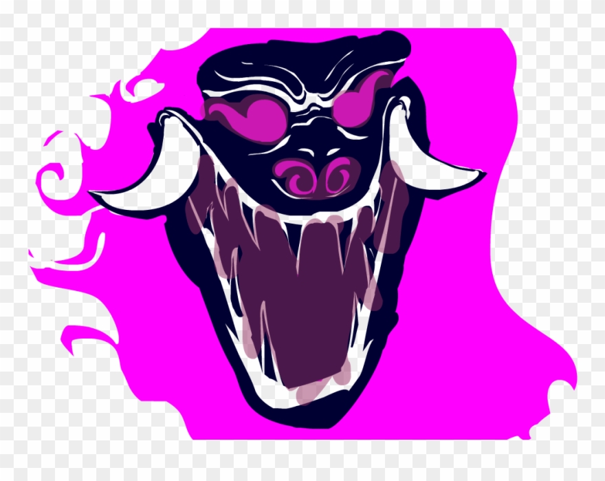 Oni Mask Transparent - Oni Mask Transparent Background Clipart