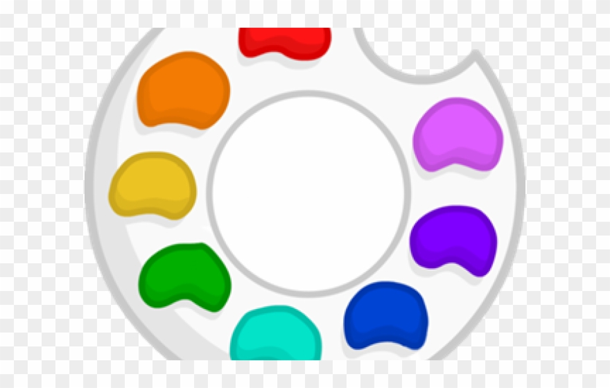 Palette Clipart Object - Circle - Png Download