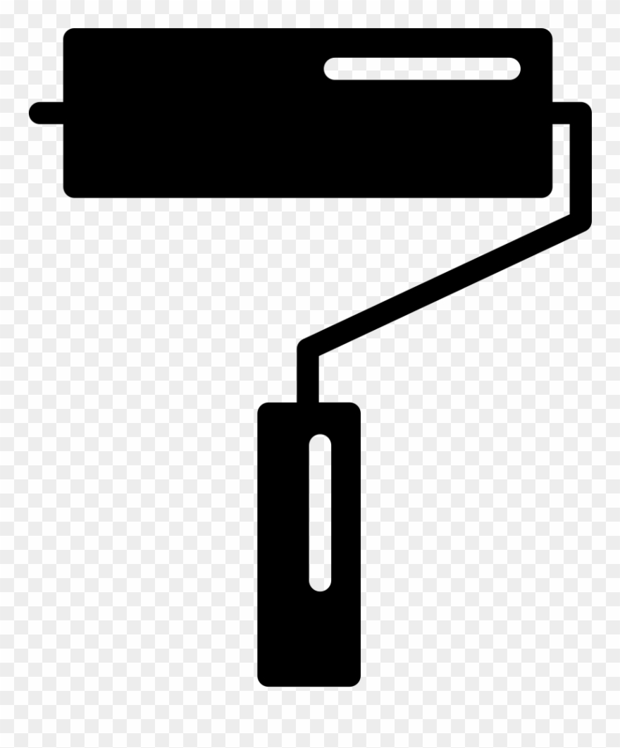 Paint Roller Svg Png Icon Free Download - Rodillo Icono Png Clipart