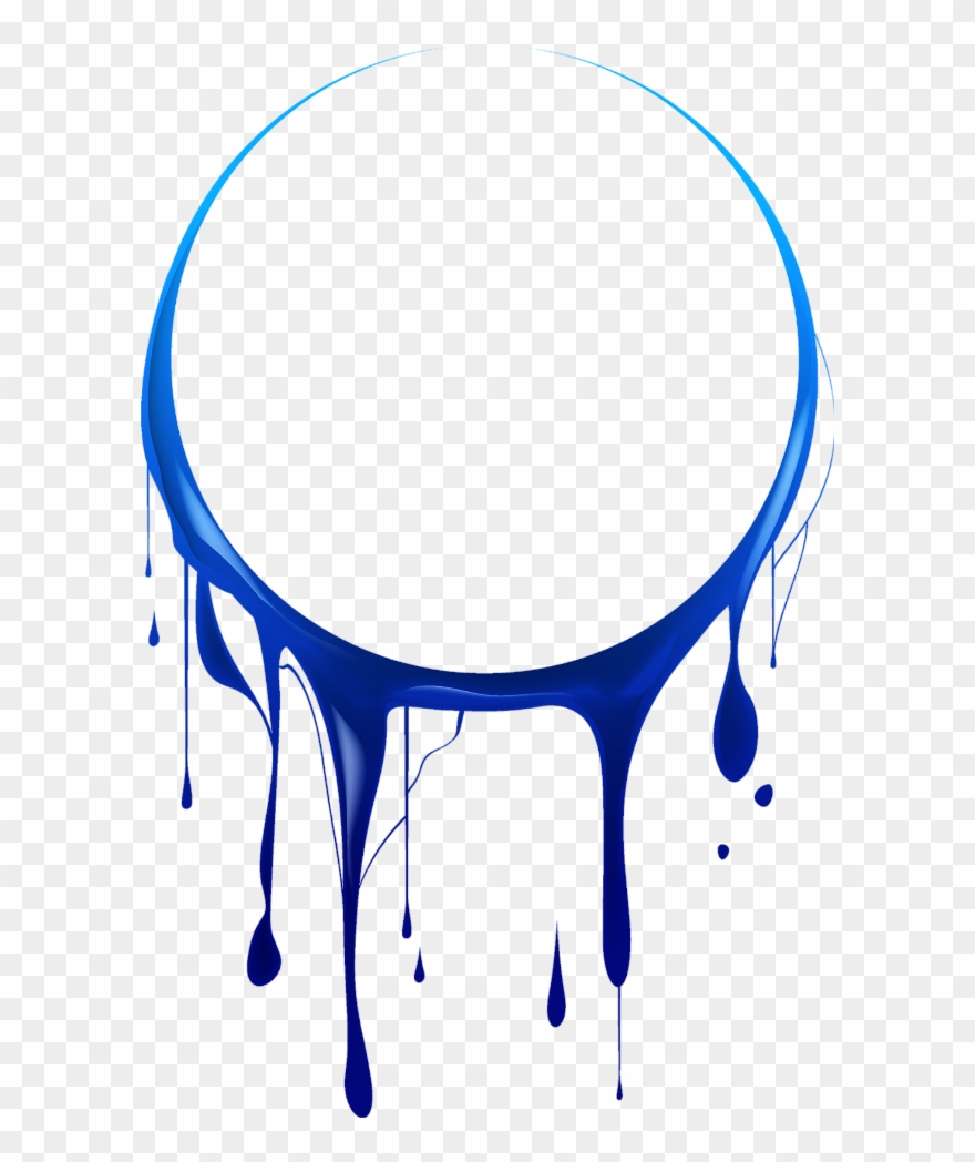Mq Blue Circle Circles Paint Splash Circle Paint Drip Png Clipart (3437970) PinClipart