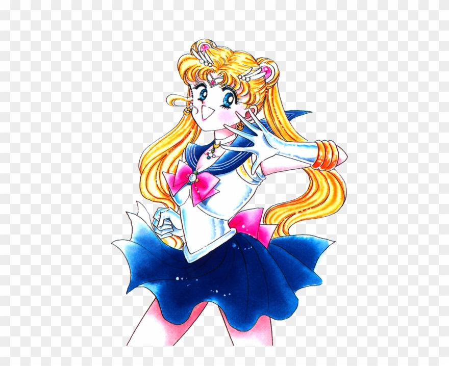 Manga Clip Art - Sailor Moon Usagi Manga - Png Download