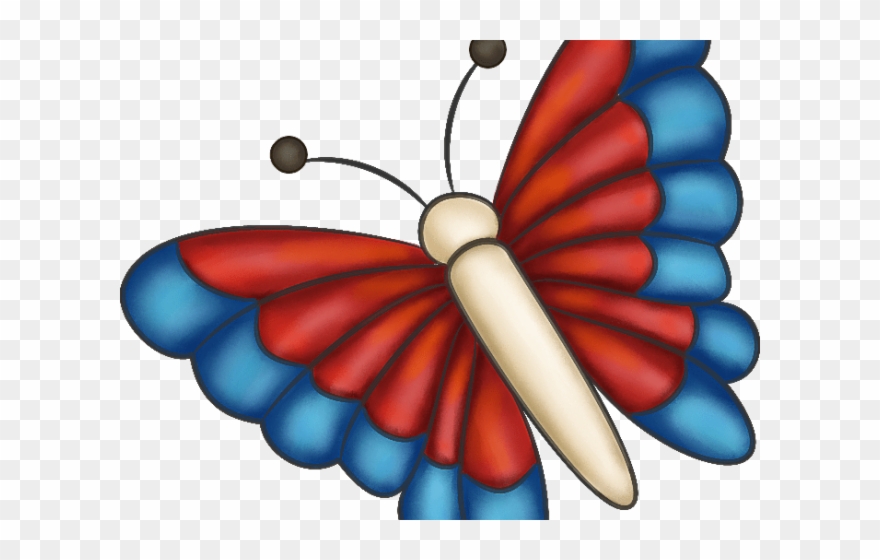 Rainbow Butterfly Clipart Ms Paint - Butterfly Paint Png Transparent Png