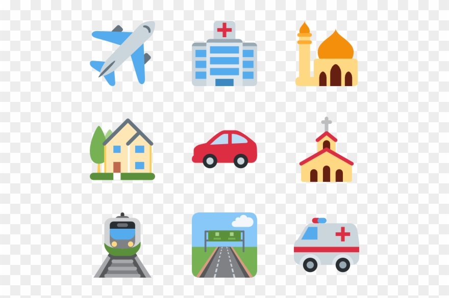 Travel Places Clipart