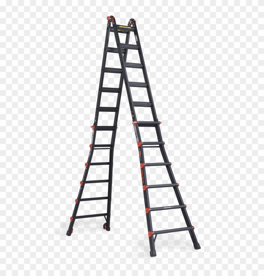 699 X 840 8 0 - Black Folding Ladder Clipart