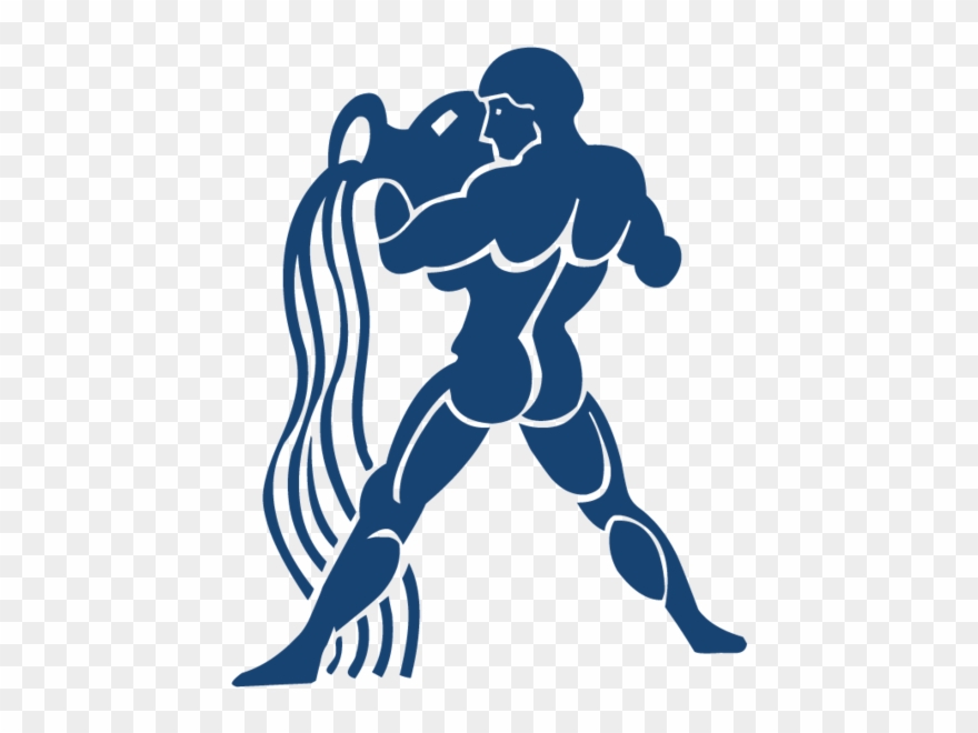 Horoscope Aquarius Sign Clipart - Aquarius Zodiac Sign Png Transparent Png