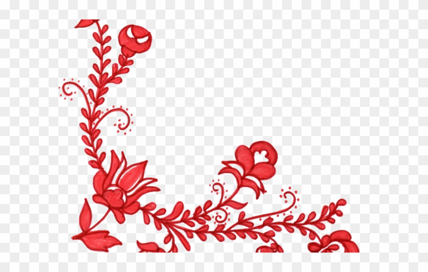 Red Flower Clipart Png Format - Portable Network Graphics Transparent Png
