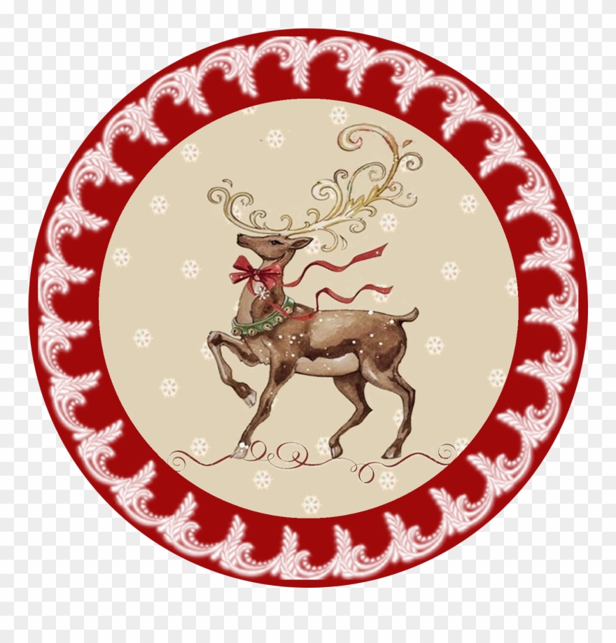 Blog Archive » Круглые Винтажные Новогодние Картинки - Christmas Day Clipart