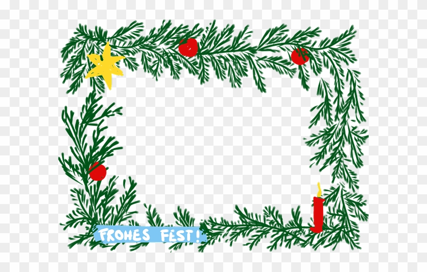 Rahmen Cartoon Xmas Kostenloses Bild Auf Pixabay - Weihnachtsrahmen Transparent Clipart