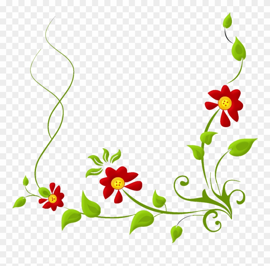 *✿**✿*esquinas*✿**✿* - 簡單 藤蔓 花紋 Clipart