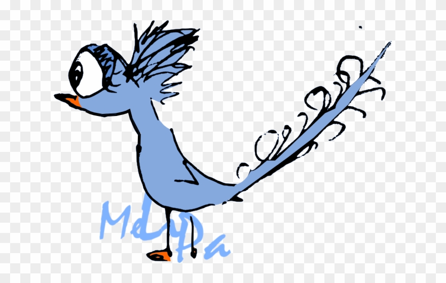 Free Scrap Bird Doodle Png Clipart