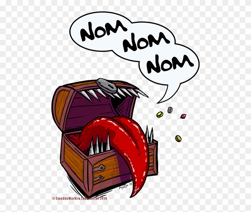 Feed The Mimic - Mimic Drawing Clipart