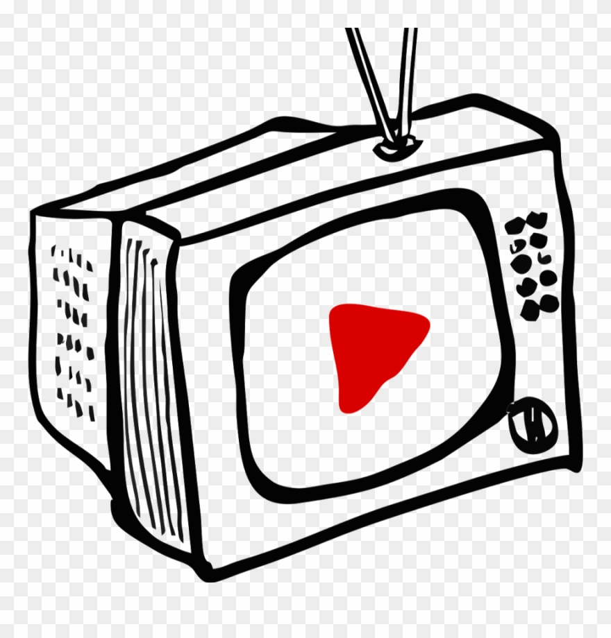 Grafik Design, Lustige Werbespots, Wiedergabelisten - Television Sketch Clipart