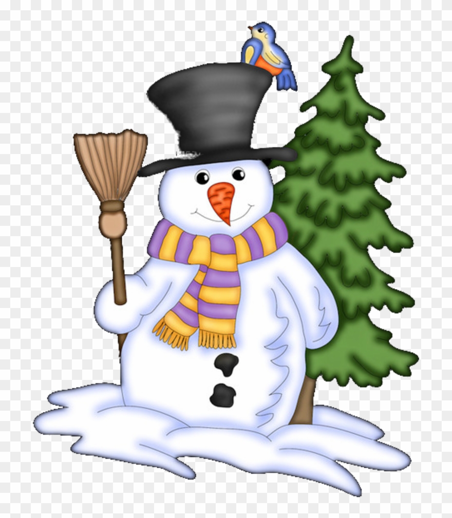 Fete Noel Bonhommes De Neige - Winter Clip Art - Png Download