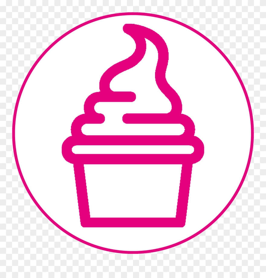 Frozen Yoghurt - Ice Cream Vector Png Clipart
