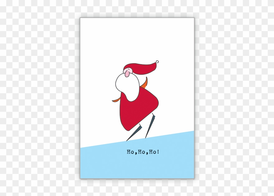 Nikolaus Auf Eis - Grußkarten Nikolaus Clipart