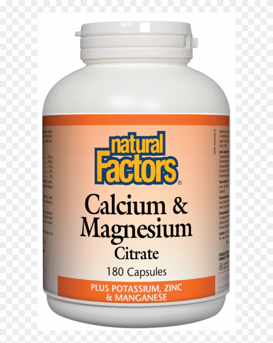 Natural Factors Calcium & Magnesium - Natural Factors Clipart