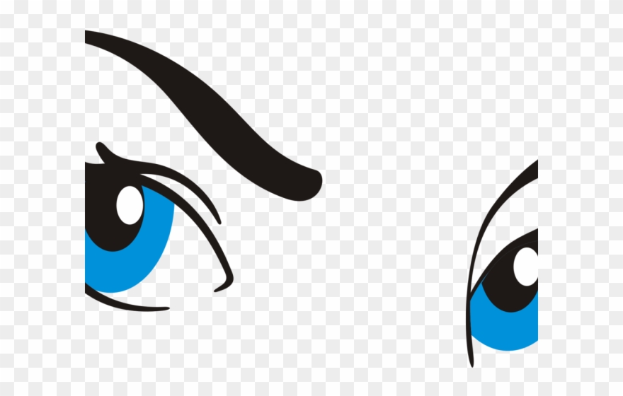 Blue Eyes Clipart Eye Pupil - Png Download