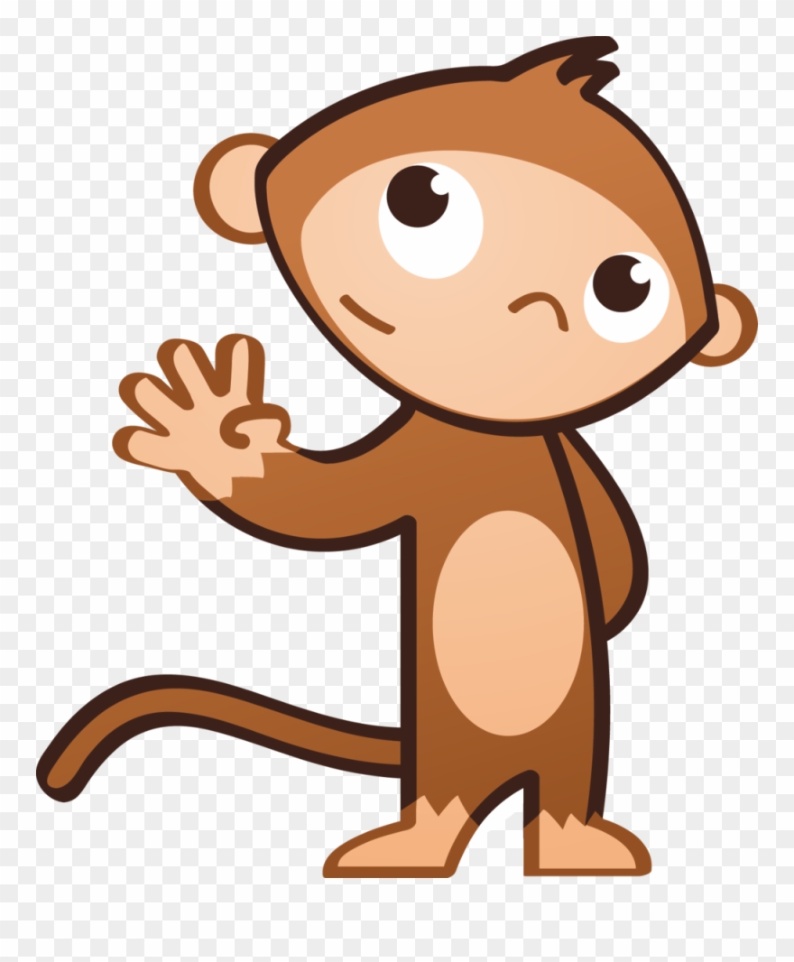 Monkey Age 4 Fingers Clipart