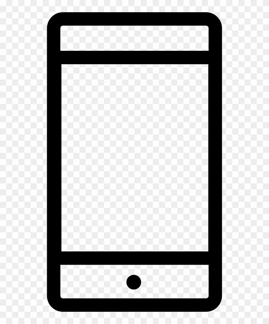Mobile Phone Exclusive Price Comments - Black And White Phone Clip Art - Png Download