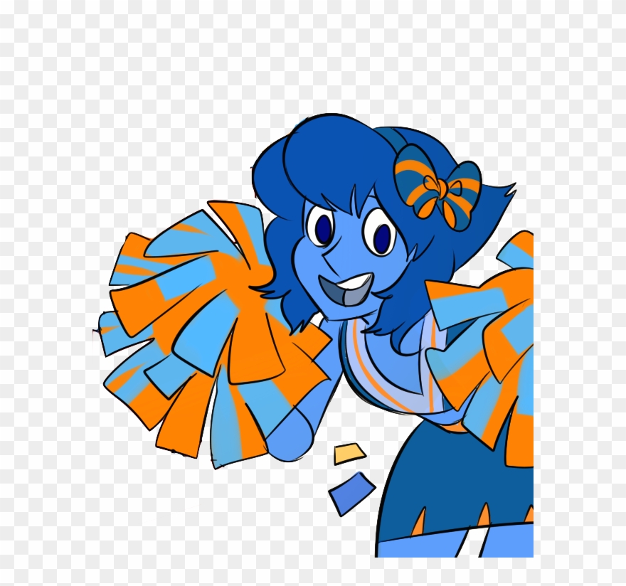 Cheerleader Lapis - Steven Universe Lapis Lazuli Cheerleader Clipart