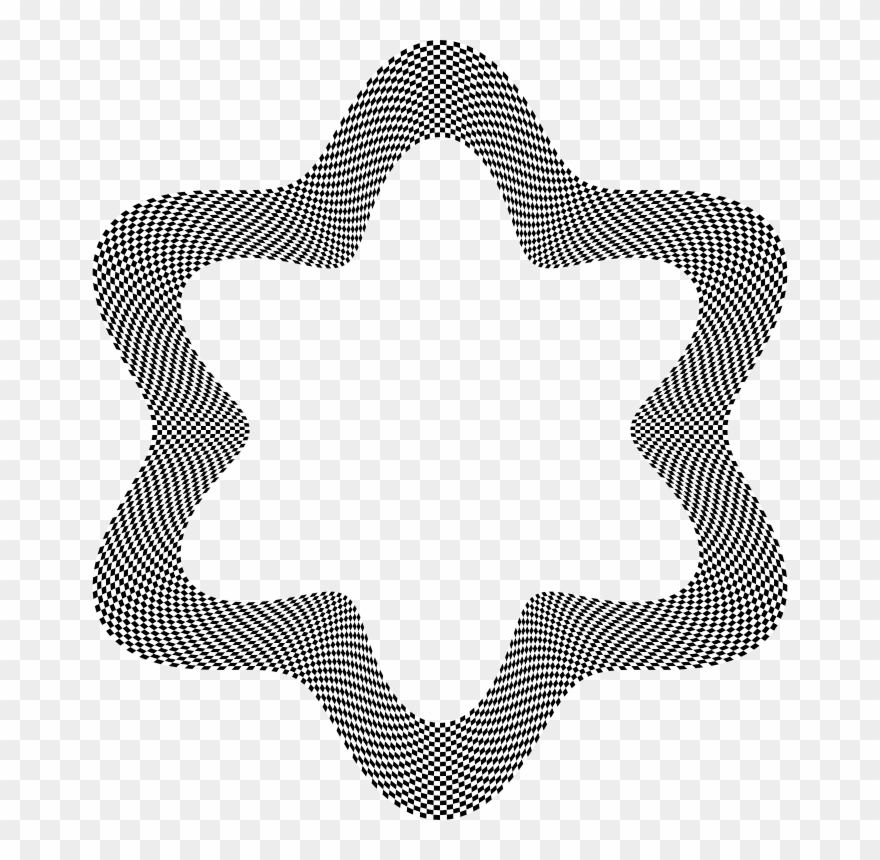 Checkerboard Star Clipart
