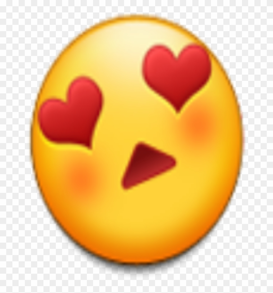 Hearteyes Sticker - Android Love Heart Eyes Emoji Clipart