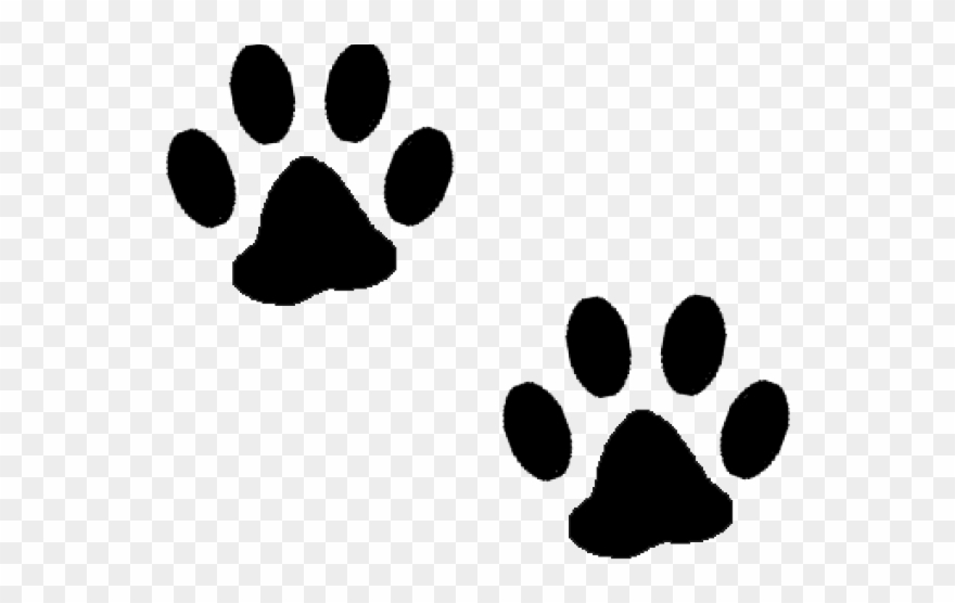 Gorilla Clipart Paw Print - Dog Paw Transparent Background - Png Download
