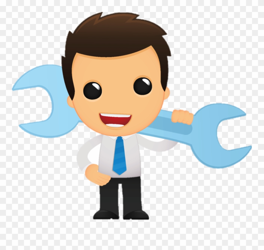 Service Png - Cartoon Picture Of Mechanic Clipart