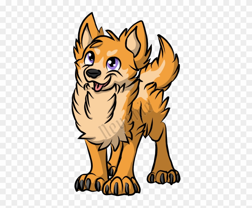 Dog Clipart Clipart Fluffy Puppy - Png Download