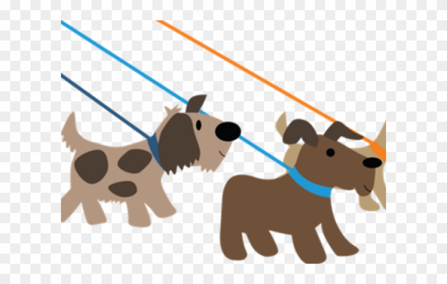 Pet Clipart Dog Walker - Dog Walking Clip Art - Png Download