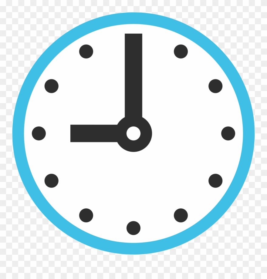 Thumb Small Analogue Clock Face - Transparent Clipart Png Clock