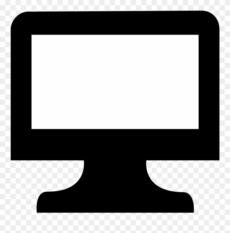 High Contrast Video Display Clipart