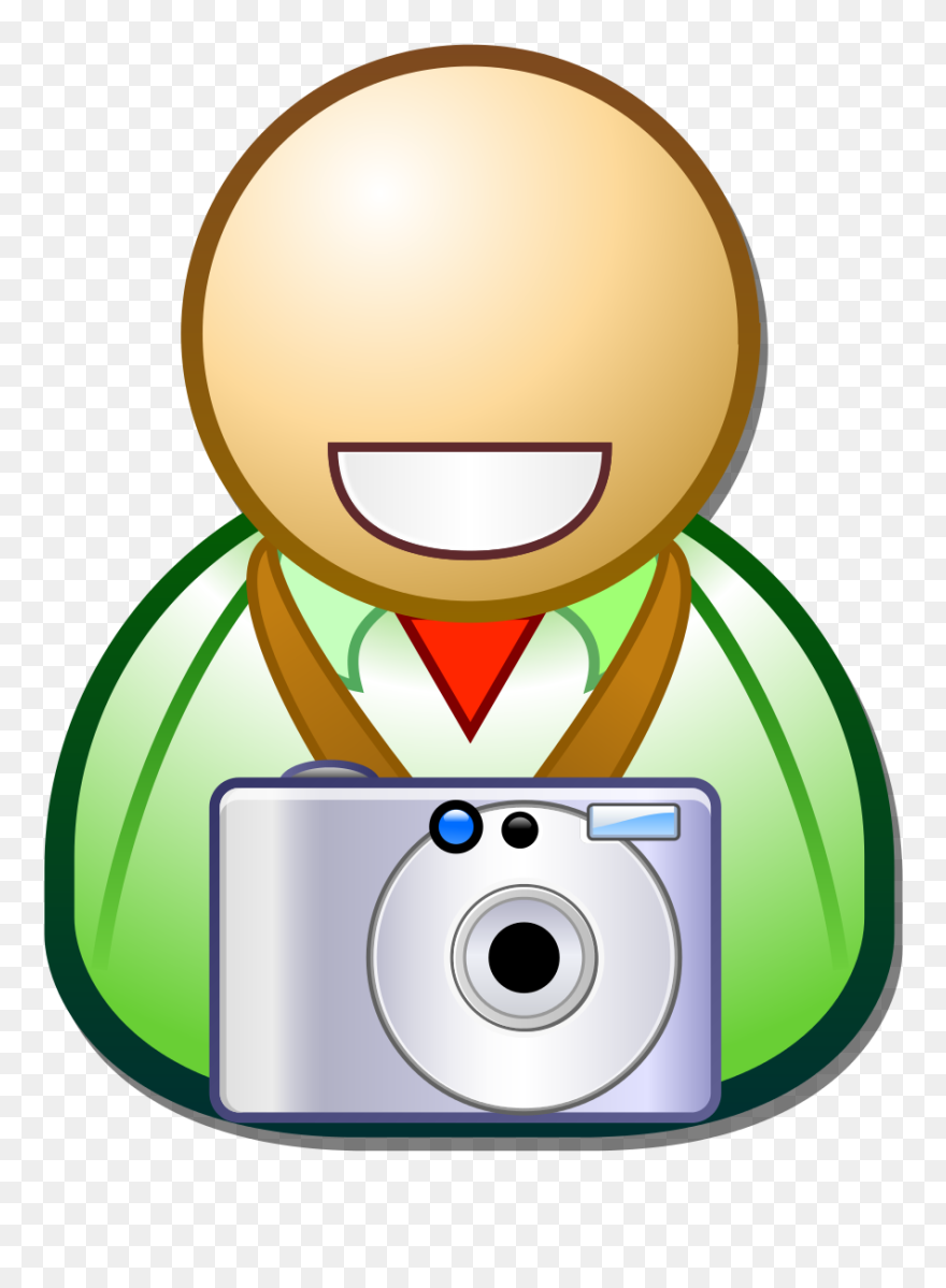 User With Camera - Blocked User Clipart