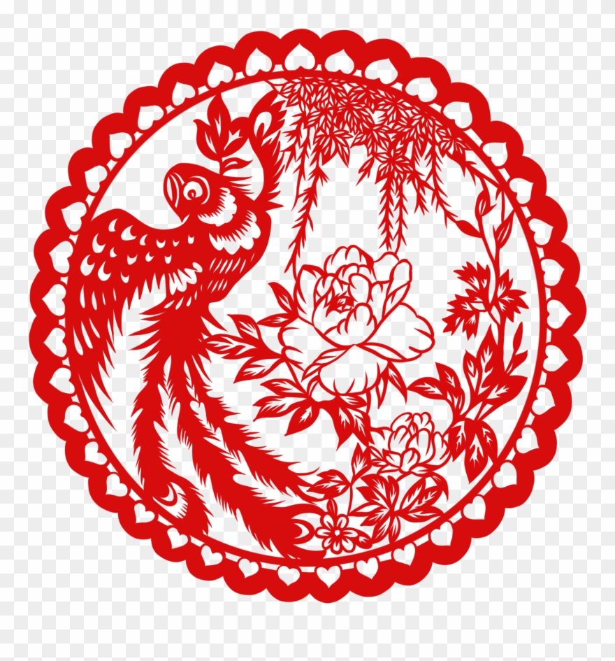 Handgemalter Papierschnitt Chinesischer Stil Neues - Property Of The United States Government Clipart