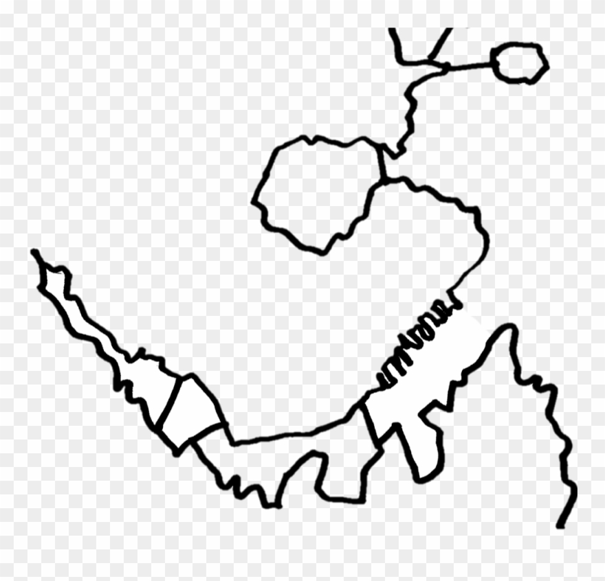 Drawing Of Map Clipart