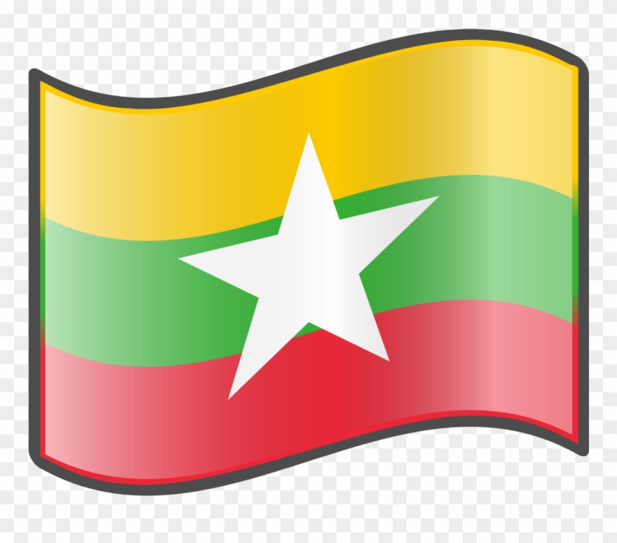 Nuvola Myanmar Flag - Flag Of Myanmar Clipart