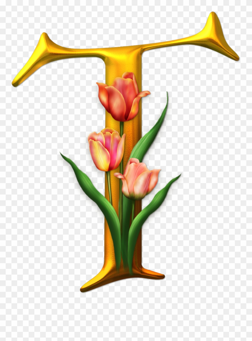 Flower Alphabets Clipart