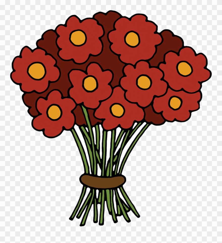 Der Blumenstrauß - Bouquet Clipart