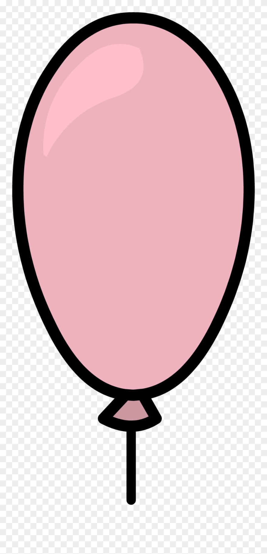Pink Balloon - Szik Clipart