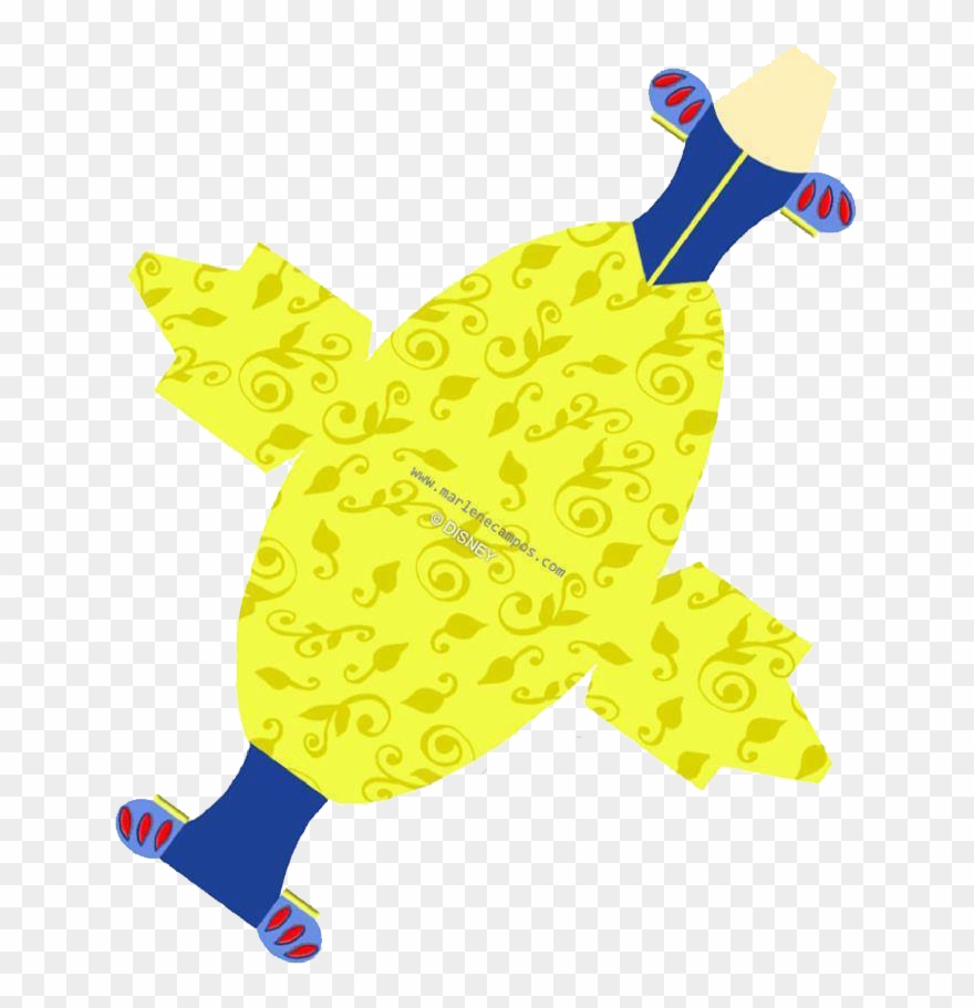 Passatempo Da Ana - Molde De Cajita De Vestido De Blanca Nieves Clipart