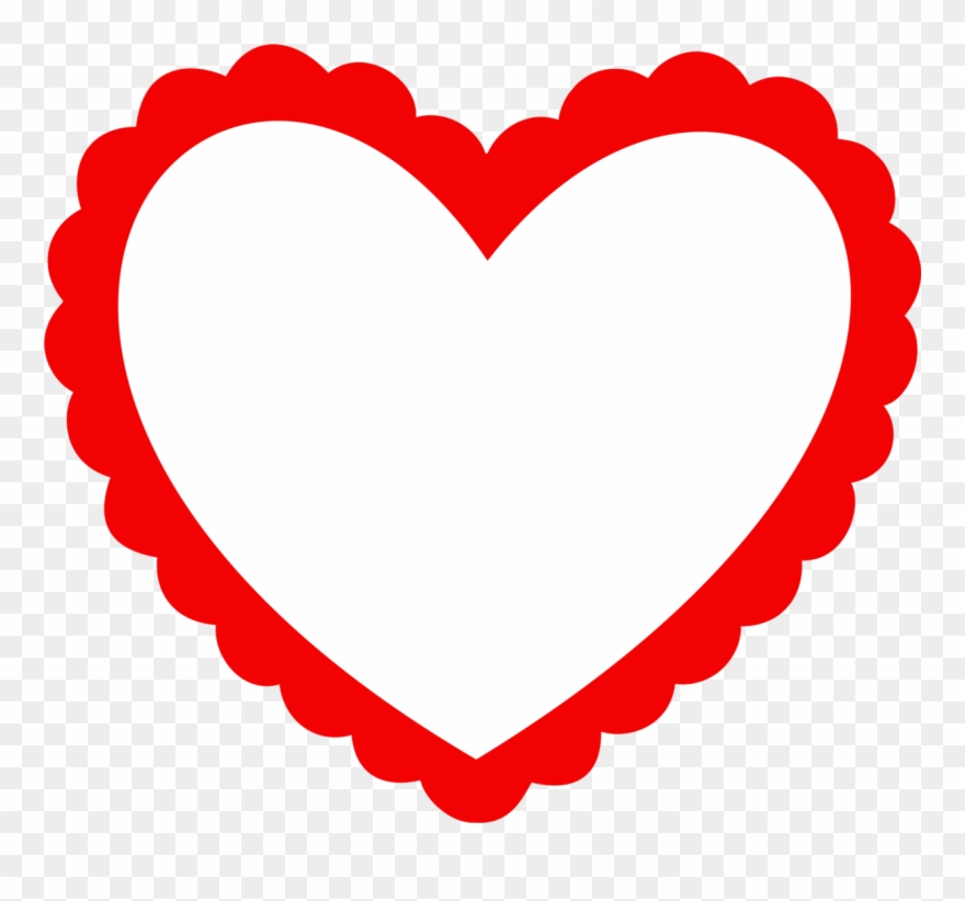 Santos, Dia Dos Namorados, Moldura, Padrão, Clip Art, - Heart - Png Download